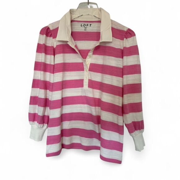 LOFT striped rugby-style top - Picture 3 of 5